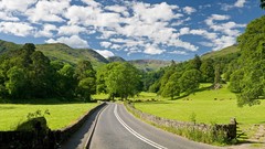 Landscapes Mountains hills England Europe United Kingdom roads 