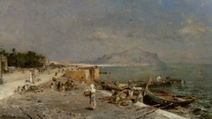 Landscapes Mountains Italy venice paintings cityscapes artwork 