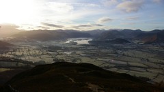 Landscapes Mountains keswick Lake District (UK) Derwent Water