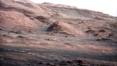 Landscapes Mountains Mars curiosity Sans