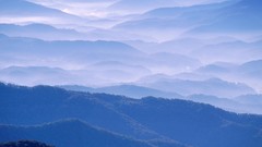 Landscapes Mountains mist national park north carolina