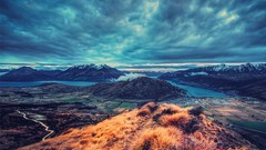 Landscapes Mountains New Zealand queensland queenstown