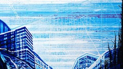 Landscapes Mountains paintings buildings artwork traditional 