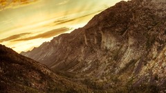 Landscapes Mountains yellowish