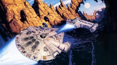 Landscapes Movies star wars spaceships science fiction bounty 