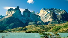 Landscapes national park chile Paine