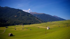 Landscapes nature Alps skies serene