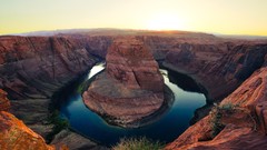 Landscapes nature Arizona cliffs reflections USA rivers valleys 