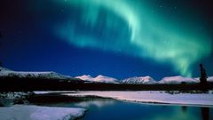 Landscapes nature aurora borealis