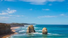 Landscapes nature Australia Beaches Twelves Apostles