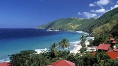 Landscapes nature bay cane virgin islands