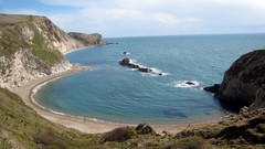 Landscapes nature bay cliffs Beaches forests epsilon