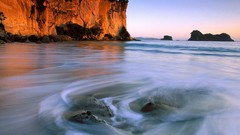 Landscapes nature bay New Zealand north stingray