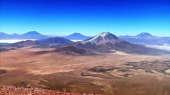 Landscapes nature blue Mountains red Atacama Desert Cooper 