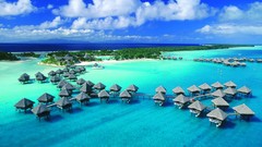 Landscapes nature Bora Bora French Polynesia