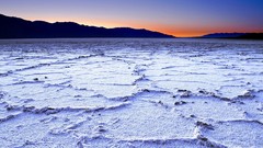 Landscapes nature California Death Valley salt flats