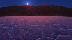 Landscapes nature California national park moonrise Death Valley