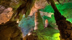 Landscapes nature caves national park new mexico bats geology 