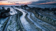 Landscapes nature clouds evening steam ridge