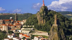 Landscapes nature France churches Puy en Velay
