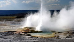 Landscapes nature geyser