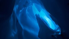 Landscapes nature glacier Alaska national park ice cave