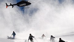 Landscapes nature Helicopters ski Rize