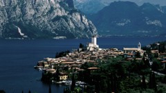 Landscapes nature Italy lakes Garda Lake Malcesine