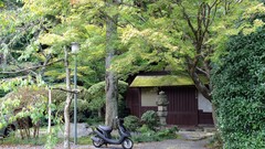 Landscapes nature Japan moped Scooters