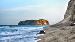 Landscapes nature Japan Tokyo Beaches lonely island