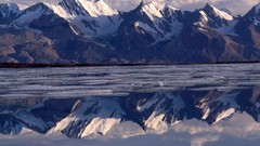 Landscapes nature lakes Greenland mirrors