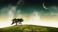 Landscapes nature moon Photo