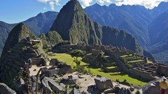 Landscapes nature Mountains architecture peru Machu Pichu