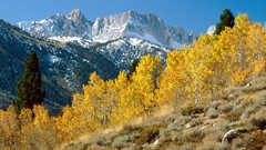 Landscapes nature Mountains autumn peak Range matterhorn