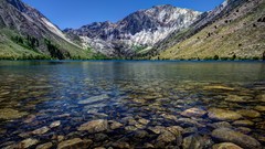 Landscapes nature Mountains California rocks lakes USA convict 