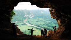 Landscapes nature Mountains caves puerto rico Cueva Ventana