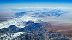 Landscapes nature Mountains China rivers snowy peaks