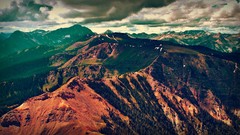 Landscapes nature Mountains clouds mountainscapes