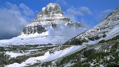 Landscapes nature Mountains Montana national park glacier 