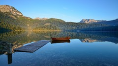 Landscapes nature Mountains morning forests montenegro