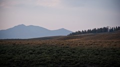 Landscapes nature Mountains peace Yellow Stone National Park 