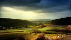 Landscapes nature sky distance fields