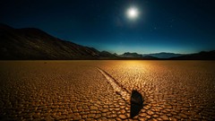 Landscapes nature sun rocks fields mysterious Death Valley 
