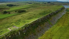 Landscapes nature Trees grass wall Green England prairie 