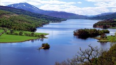 Landscapes nature Trees lakes