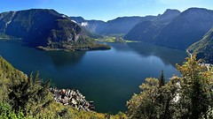 Landscapes nature Trees water Mountains Austria lakes forests 