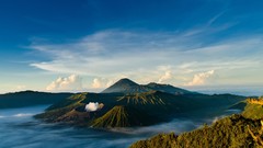 Landscapes nature Volcanoes Java