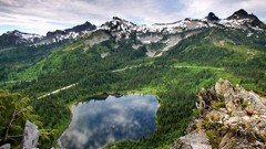 Landscapes nature Washington Range national park Mount Rainier 