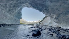 Landscapes nature water Alaska caves ice cave