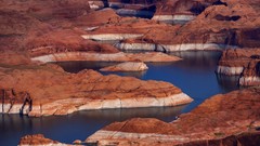 Landscapes nature water blue red canyon Arizona Utah cliffs Ed 